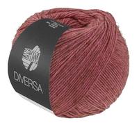 LANA GROSSA Diversa | Leichtes Baumwoll-Mischgarn mit zartem Melange-Effekt | Handstrickgarn aus 74% Baumwolle & 26% Viskose | 50g Wolle zum Stricken & Häkeln | 210m Garn FB 32