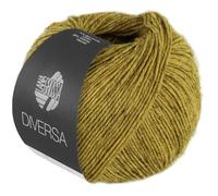 LANA GROSSA Diversa | Leichtes Baumwoll-Mischgarn mit zartem Melange-Effekt | Handstrickgarn aus 74% Baumwolle & 26% Viskose | 50g Wolle zum Stricken & Häkeln | 210m Garn FB 26