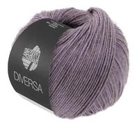 LANA GROSSA Diversa | Leichtes Baumwoll-Mischgarn mit zartem Melange-Effekt | Handstrickgarn aus 74% Baumwolle & 26% Viskose | 50g Wolle zum Stricken & Häkeln | 210m Garn FB 24