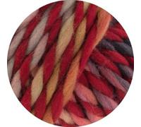 LANA GROSSA Dolce | Dickes, locker verzwirnt Merino-Dochtgarn mit Mouliné- Effekt | Handstrickgarn aus 100% Schurwolle (Merino, basolan) | 100g Wolle zum Stricken & Häkeln | 50m GarnFB 3