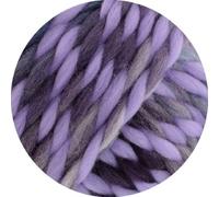 LANA GROSSA Dolce | Dickes, locker verzwirnt Merino-Dochtgarn mit Mouliné- Effekt | Handstrickgarn aus 100% Schurwolle (Merino, basolan) | 100g Wolle zum Stricken & Häkeln | 50m GarnFB 7
