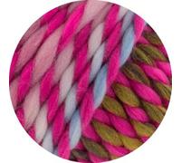 LANA GROSSA Dolce | Dickes, locker verzwirnt Merino-Dochtgarn mit Mouliné- Effekt | Handstrickgarn aus 100% Schurwolle (Merino, basolan) | 100g Wolle zum Stricken & Häkeln | 50m GarnFB 5