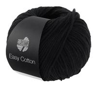 LANA GROSSA Easy Cotton | Multifile Baumwollmischung | Handstrickgarn aus 50% Baumwolle & 50% Polyacryl | 50g Wolle zum Stricken & Häkeln | 123m Garn FB 5