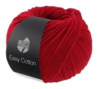 LANA GROSSA Easy Cotton | Multifile Baumwollmischung | Handstrickgarn aus 50% Baumwolle & 50% Polyacryl | 50g Wolle zum Stricken & Häkeln | 123m Garn FB 26