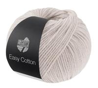 LANA GROSSA Easy Cotton | Multifile Baumwollmischung | Handstrickgarn aus 50% Baumwolle & 50% Polyacryl | 50g Wolle zum Stricken & Häkeln | 123m Garn FB 8