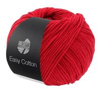 LANA GROSSA Easy Cotton | Multifile Baumwollmischung | Handstrickgarn aus 50% Baumwolle & 50% Polyacryl | 50g Wolle zum Stricken & Häkeln | 123m Garn FB 25