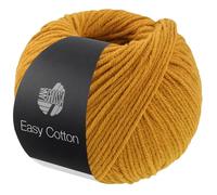 LANA GROSSA Easy Cotton | Multifile Baumwollmischung | Handstrickgarn aus 50% Baumwolle & 50% Polyacryl | 50g Wolle zum Stricken & Häkeln | 123m Garn FB 14