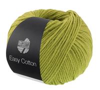LANA GROSSA Easy Cotton | Multifile Baumwollmischung | Handstrickgarn aus 50% Baumwolle & 50% Polyacryl | 50g Wolle zum Stricken & Häkeln | 123m Garn FB 13