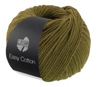 LANA GROSSA Easy Cotton | Multifile Baumwollmischung | Handstrickgarn aus 50% Baumwolle & 50% Polyacryl | 50g Wolle zum Stricken & Häkeln | 123m Garn FB 12