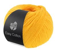 LANA GROSSA Easy Cotton | Multifile Baumwollmischung | Handstrickgarn aus 50% Baumwolle & 50% Polyacryl | 50g Wolle zum Stricken & Häkeln | 123m Garn FB 15