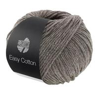 LANA GROSSA Easy Cotton | Multifile Baumwollmischung | Handstrickgarn aus 50% Baumwolle & 50% Polyacryl | 50g Wolle zum Stricken & Häkeln | 123m Garn FB 6
