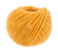 LANA GROSSA ECOPUNO CHUNKY Häkelwolle, 70 m (voluminöse Netzgarnstruktur aus Baumwolle gefüllt mit Merino- & Baby-Alpaka), 50 g, 116 - Gelb