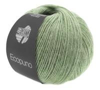 LANA GROSSA Ecopuno | Edle Netzgarnstruktur aus Baumwolle gefüllt mit Merino/Alpaka | Handstrickgarn aus 17% Schurwolle & 11% Alpaka Wolle | 50g Wolle zum Stricken & Häkeln | 215m Garn FB 20