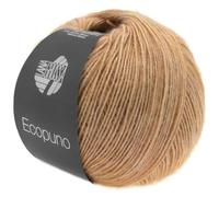 LANA GROSSA Ecopuno | Edle Netzgarnstruktur aus Baumwolle gefüllt mit Merino/Alpaka | Handstrickgarn aus 17% Schurwolle & 11% Alpaka Wolle | 50g Wolle zum Stricken & Häkeln | 215m Garn FB 32