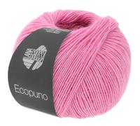 LANA GROSSA Ecopuno | Edle Netzgarnstruktur aus Baumwolle gefüllt mit Merino/Alpaka | Handstrickgarn aus 17% Schurwolle & 11% Alpaka Wolle | 50g Wolle zum Stricken & Häkeln | 215m Garn FB 82