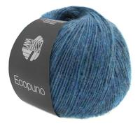 LANA GROSSA Ecopuno | Edle Netzgarnstruktur aus Baumwolle gefüllt mit Merino/Alpaka | Handstrickgarn aus 17% Schurwolle & 11% Alpaka Wolle | 50g Wolle zum Stricken & Häkeln | 215m Garn FB 11