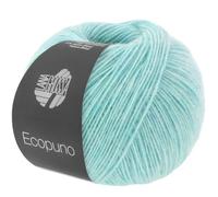 Lana Grossa Handstrickgarn Ecopuno – Netzgarn Baumwolle, Merino/Alpaka 50g Licht Turquoise 077