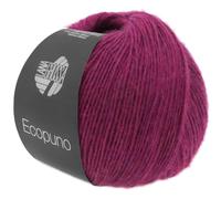 LANA GROSSA Ecopuno | Edle Netzgarnstruktur aus Baumwolle gefüllt mit Merino/Alpaka | Handstrickgarn aus 17% Schurwolle & 11% Alpaka Wolle | 50g Wolle zum Stricken & Häkeln | 215m Garn FB 22