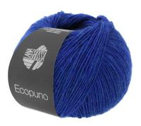 LANA GROSSA Ecopuno | Edle Netzgarnstruktur aus Baumwolle gefüllt mit Merino/Alpaka | Handstrickgarn aus 17% Schurwolle & 11% Alpaka Wolle | 50g Wolle zum Stricken & Häkeln | 215m Garn FB 86