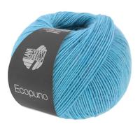 LANA GROSSA Ecopuno | Edle Netzgarnstruktur aus Baumwolle gefüllt mit Merino/Alpaka | Handstrickgarn aus 17% Schurwolle & 11% Alpaka Wolle | 50g Wolle zum Stricken & Häkeln | 215m Garn FB 85