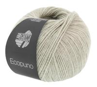 LANA GROSSA Ecopuno | Edle Netzgarnstruktur aus Baumwolle gefüllt mit Merino/Alpaka | Handstrickgarn aus 17% Schurwolle (Merino) & 11% Alpaka Wolle | 50g Wolle zum Stricken & Häkeln | 215m Garn