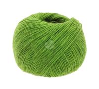 LANA GROSSA Ecopuno | Edle Netzgarnstruktur aus Baumwolle gefüllt mit Merino/Alpaka | Handstrickgarn aus 17% Schurwolle & 11% Alpaka Wolle | 50g Wolle zum Stricken & Häkeln | 215m Garn FB 68