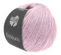 Lana Grossa ECOPUNO, 0008 rosa, 50g, 72% Baumwolle/17% Schurwolle Merino/17% Alpaka, Wolle, Baumwolle