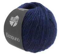 LANA GROSSA Ecopuno | Edle Netzgarnstruktur aus Baumwolle gefüllt mit Merino/Alpaka | Handstrickgarn aus 17% Schurwolle & 11% Alpaka Wolle | 50g Wolle zum Stricken & Häkeln | 215m Garn FB 10