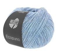 LANA GROSSA Ecopuno | Edle Netzgarnstruktur aus Baumwolle gefüllt mit Merino/Alpaka | Handstrickgarn aus 17% Schurwolle & 11% Alpaka Wolle | 50g Wolle zum Stricken & Häkeln | 215m Garn FB 75