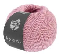 LANA GROSSA Ecopuno | Edle Netzgarnstruktur aus Baumwolle gefüllt mit Merino/Alpaka | Handstrickgarn aus 17% Schurwolle & 11% Alpaka Wolle | 50g Wolle zum Stricken & Häkeln | 215m Garn FB 208