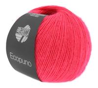 LANA GROSSA Ecopuno | Edle Netzgarnstruktur aus Baumwolle gefüllt mit Merino/Alpaka | Handstrickgarn aus 17% Schurwolle & 11% Alpaka Wolle | 50g Wolle zum Stricken & Häkeln | 215m Garn FB 36