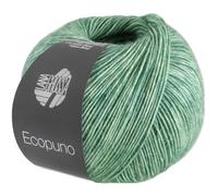 LANA GROSSA Ecopuno | Edle Netzgarnstruktur aus Baumwolle gefüllt mit Merino/Alpaka | Handstrickgarn aus 17% Schurwolle & 11% Alpaka Wolle | 50g Wolle zum Stricken & Häkeln | 215m Garn FB 97