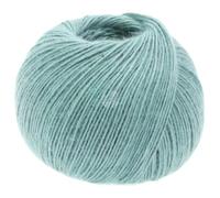 LANA GROSSA Ecopuno | Edle Netzgarnstruktur aus Baumwolle gefüllt mit Merino/Alpaka | Handstrickgarn aus 17% Schurwolle & 11% Alpaka Wolle | 50g Wolle zum Stricken & Häkeln | 215m Garn FB 44