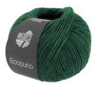 LANA GROSSA Ecopuno | Edle Netzgarnstruktur aus Baumwolle gefüllt mit Merino/Alpaka | Handstrickgarn aus 17% Schurwolle & 11% Alpaka Wolle | 50g Wolle zum Stricken & Häkeln | 215m Garn FB 210