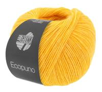 LANA GROSSA Ecopuno | Edle Netzgarnstruktur aus Baumwolle gefüllt mit Merino/Alpaka | Handstrickgarn aus 17% Schurwolle & 11% Alpaka Wolle | 50g Wolle zum Stricken & Häkeln | 215m Garn FB 95