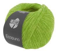 LANA GROSSA Ecopuno | Edle Netzgarnstruktur aus Baumwolle gefüllt mit Merino/Alpaka | Handstrickgarn aus 17% Schurwolle & 11% Alpaka Wolle | 50g Wolle zum Stricken & Häkeln | 215m Garn FB 215
