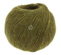 LANA GROSSA Ecopuno | Edle Netzgarnstruktur aus Baumwolle gefüllt mit Merino/Alpaka | Handstrickgarn aus 17% Schurwolle & 11% Alpaka Wolle | 50g Wolle zum Stricken & Häkeln | 215m Garn FB 54