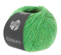 LANA GROSSA Ecopuno | Edle Netzgarnstruktur aus Baumwolle gefüllt mit Merino/Alpaka | Handstrickgarn aus 17% Schurwolle & 11% Alpaka Wolle | 50g Wolle zum Stricken & Häkeln | 215m Garn FB 87
