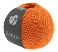 LANA GROSSA Ecopuno | Edle Netzgarnstruktur aus Baumwolle gefüllt mit Merino/Alpaka | Handstrickgarn aus 17% Schurwolle & 11% Alpaka Wolle | 50g Wolle zum Stricken & Häkeln | 215m Garn FB 5