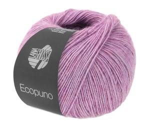 LANA GROSSA Ecopuno | Edle Netzgarnstruktur aus Baumwolle gefüllt mit Merino/Alpaka | Handstrickgarn aus 17% Schurwolle & 11% Alpaka Wolle | 50g Wolle zum Stricken & Häkeln | 215m Garn FB 83