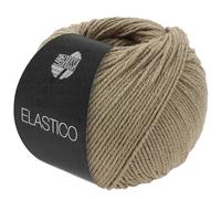 LANA GROSSA Elastico | Baumwoll-Klassiker mit leichtem Stretchanteil | Handstrickgarn aus 96% Baumwolle & 4% Polyester (Elite)| 50g Wolle zum Stricken & Häkeln | 160m Garn FB 190