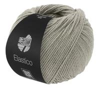 LANA GROSSA Elastico | Baumwoll-Klassiker mit leichtem Stretchanteil | Handstrickgarn aus 96% Baumwolle & 4% Polyester (Elite)| 50g Wolle zum Stricken & Häkeln | 160m Garn FB 195