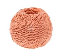 LANA GROSSA Elastico | Baumwoll-Klassiker mit leichtem Stretchanteil | Handstrickgarn aus 96% Baumwolle & 4% Polyester (Elite)| 50g Wolle zum Stricken & Häkeln | 160m Garn FB 162