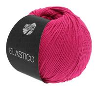 LANA GROSSA Elastico | Baumwoll-Klassiker mit leichtem Stretchanteil | Handstrickgarn aus 96% Baumwolle & 4% Polyester (Elite)| 50g Wolle zum Stricken & Häkeln | 160m Garn FB 144