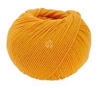 LANA GROSSA Elastico | Baumwoll-Klassiker mit leichtem Stretchanteil | Handstrickgarn aus 96% Baumwolle & 4% Polyester (Elite)| 50g Wolle zum Stricken & Häkeln | 160m Garn FB 170