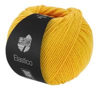 LANA GROSSA Elastico | Baumwoll-Klassiker mit leichtem Stretchanteil | Handstrickgarn aus 96% Baumwolle & 4% Polyester (Elite)| 50g Wolle zum Stricken & Häkeln | 160m GarnFB 203