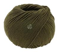 LANA GROSSA Elastico | Baumwoll-Klassiker mit leichtem Stretchanteil | Handstrickgarn aus 96% Baumwolle & 4% Polyester (Elite)| 50g Wolle zum Stricken & Häkeln | 160m Garn FB 75