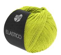 LANA GROSSA Elastico | Baumwoll-Klassiker mit leichtem Stretchanteil | Handstrickgarn aus 96% Baumwolle & 4% Polyester (Elite)| 50g Wolle zum Stricken & Häkeln | 160m Garn FB 188