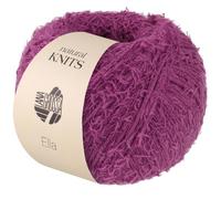 LANA GROSSA Ella | Flauscheffektgarn aus 100% Baumwolle | Handstrickgarn aus 100% Baumwolle | 50g Wolle zum Stricken & Häkeln | 130m FB 10