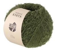 LANA GROSSA Ella | Flauscheffektgarn aus 100% Baumwolle | Handstrickgarn aus 100% Baumwolle | 50g Wolle zum Stricken & Häkeln | 130m FB 4